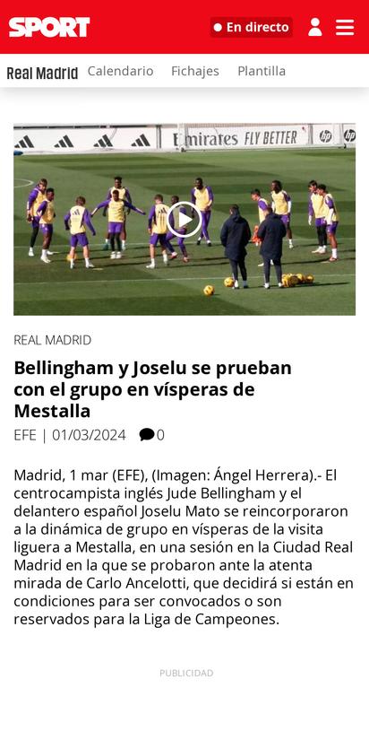 Bellingham estará en Mestalla 