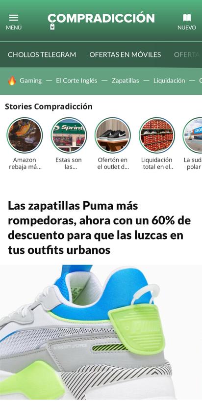 Deportivas cuña el online corte inglés