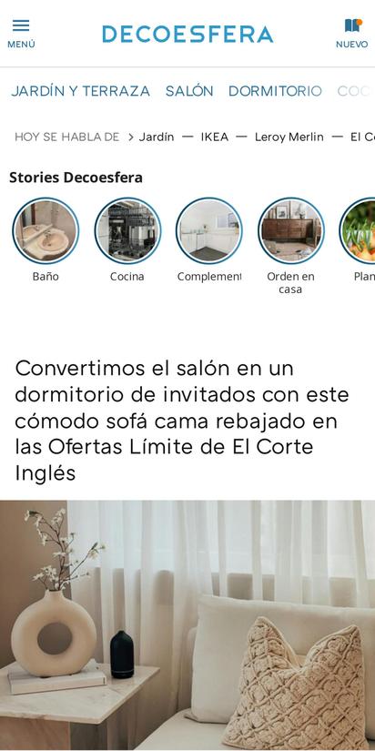 Las cortinas y visillos ideales para salón o dormitorios pequeños están en  las rebajas de Blancolor de El Corte Inglés